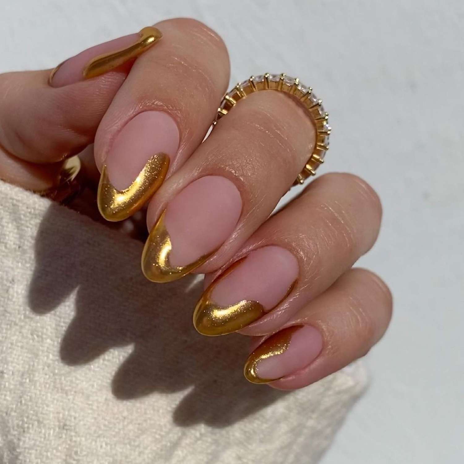 Golden Gots Manicure French