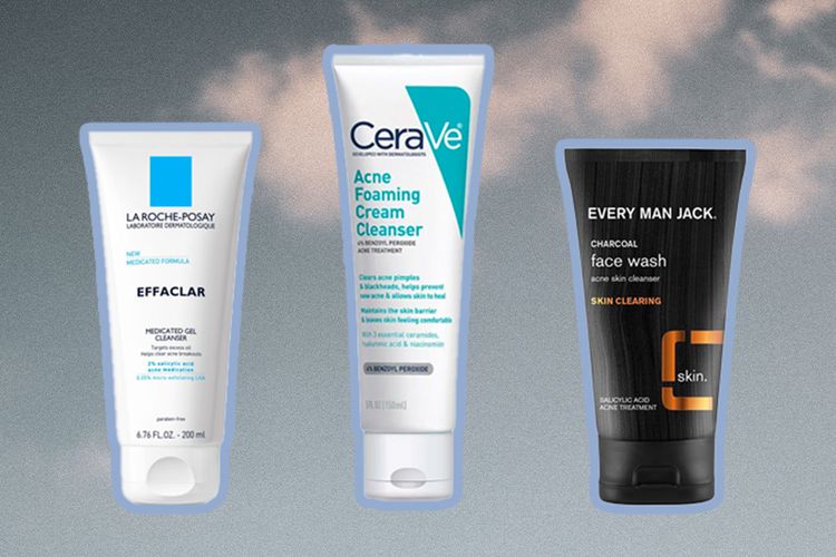 Os melhores meios para lavar o rosto da acne para homens