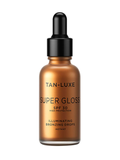 Droga de rosto Tan Luxe Super Gloss Instant Instant Bronzing Face Drops com SPF 30