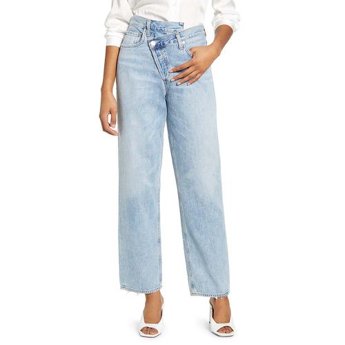 Jeans cruzados upsize de cintura alta ($ 188)