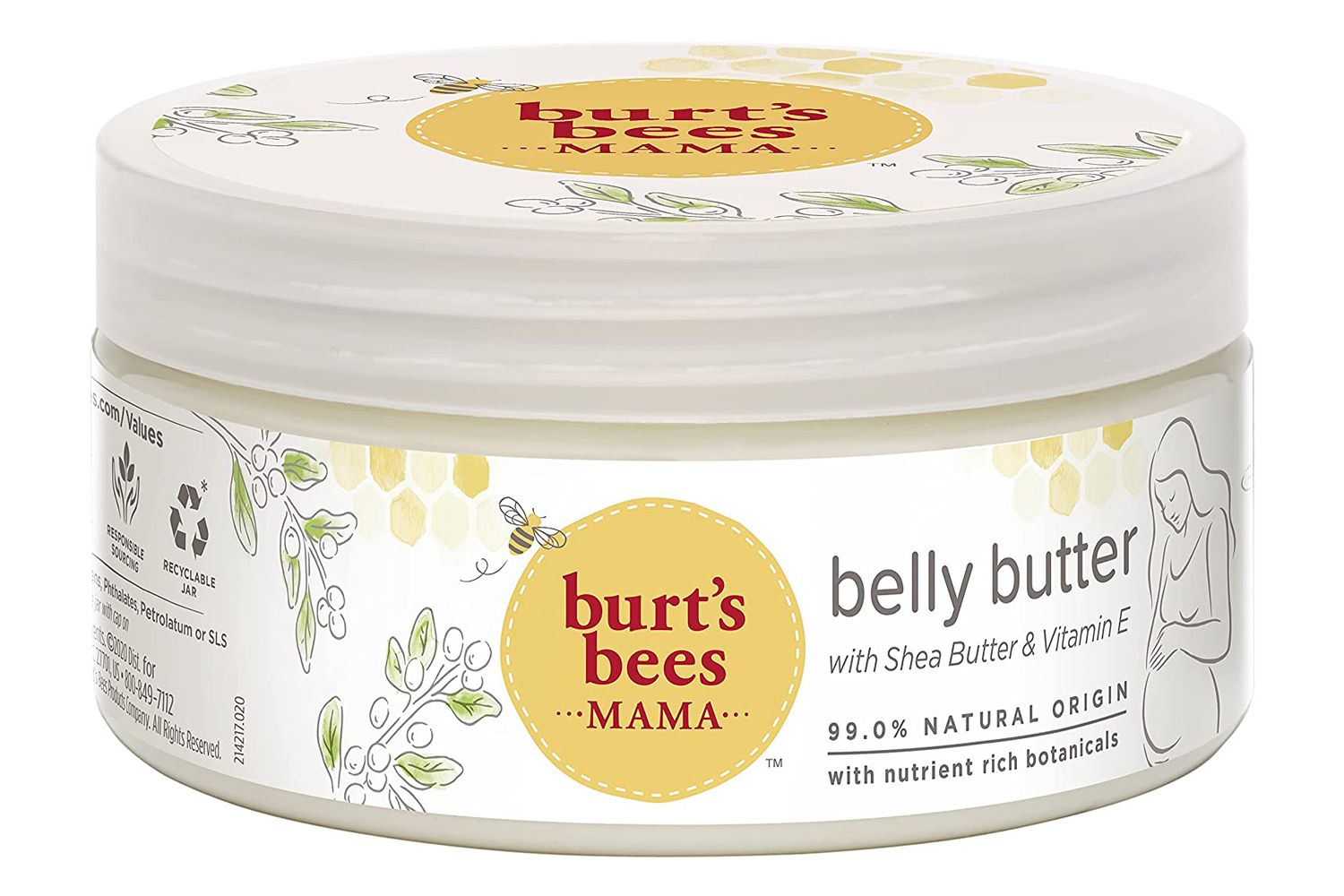 Burt's Bees Mama Casto Manteiga com manteiga de karité e vitamina E