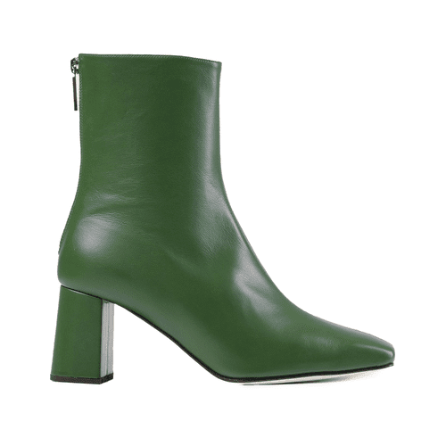 Caro Frances Cube Boots Botets Green