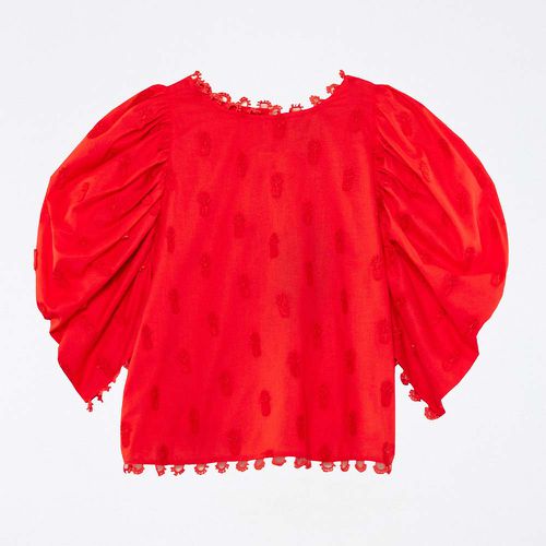 Blusa vermelha com abacaxi 3D (US $ 165)