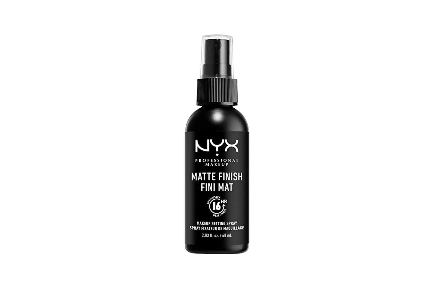 Spray de configuração de maquiagem profissional NYX fosco